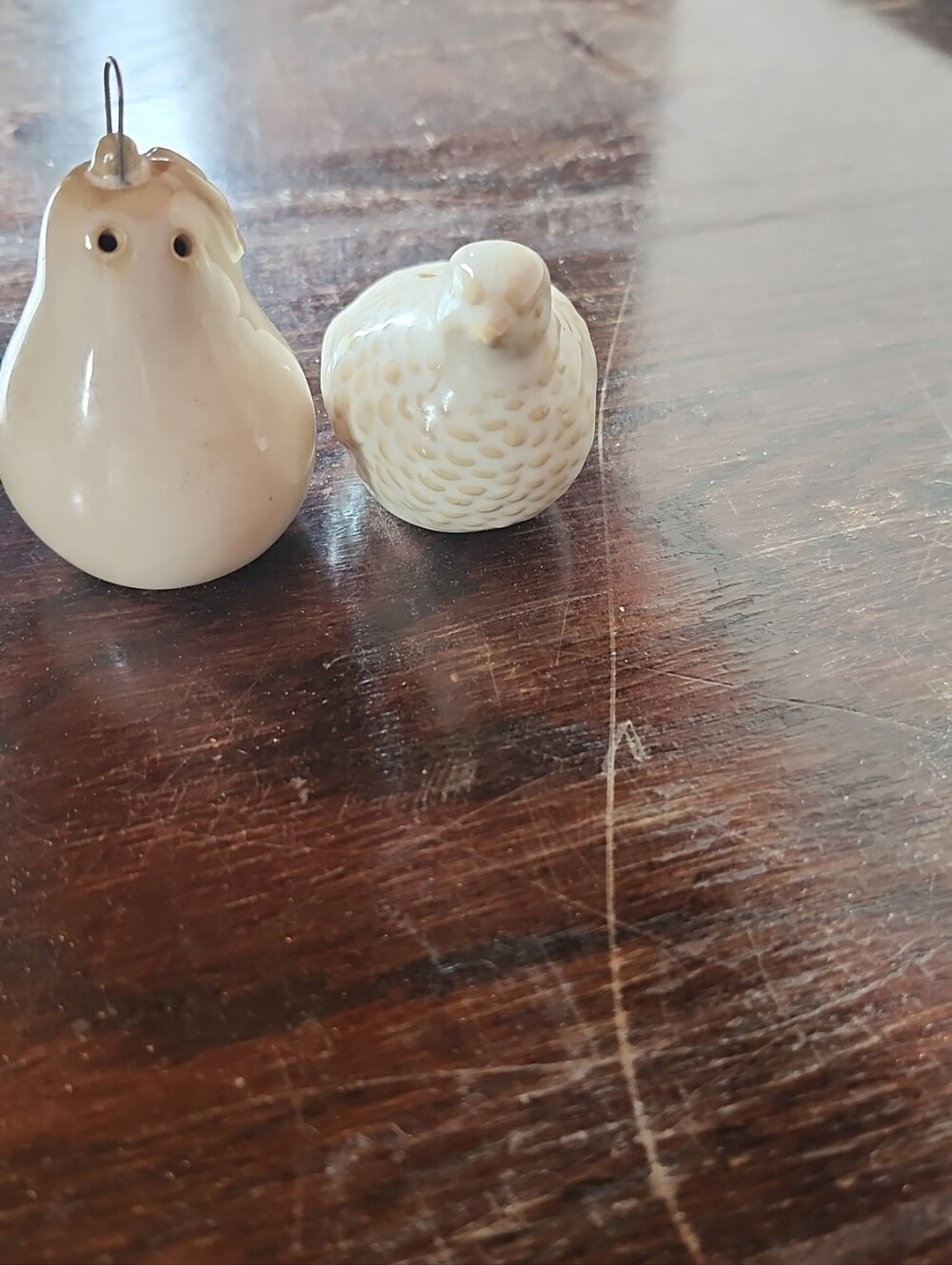 Bird And Pear Salt And Pepper Shakers